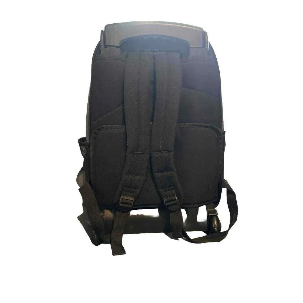 California Pak Backpack / Carry-On Bag on Wheels in Red,‎ Black & Gray